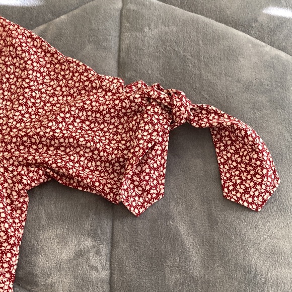 Hyped unicorn Red & White Patterned Dress - Picture 4 of 7